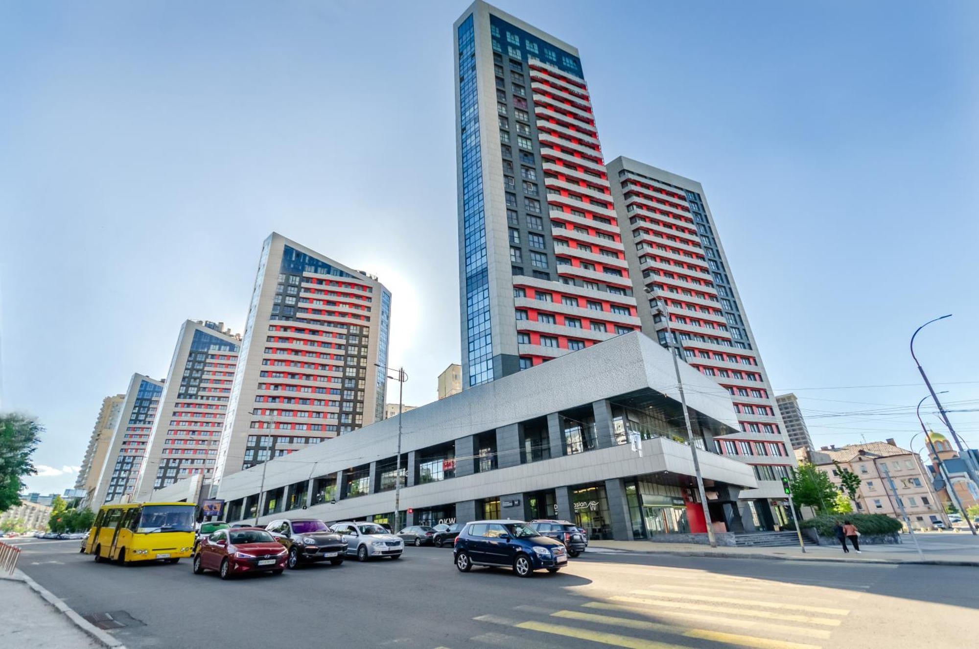 Petrovdom 205-206 Panoramic City View Apartments At Rc Kvartet, Central Railway Station Kiev Luaran gambar
