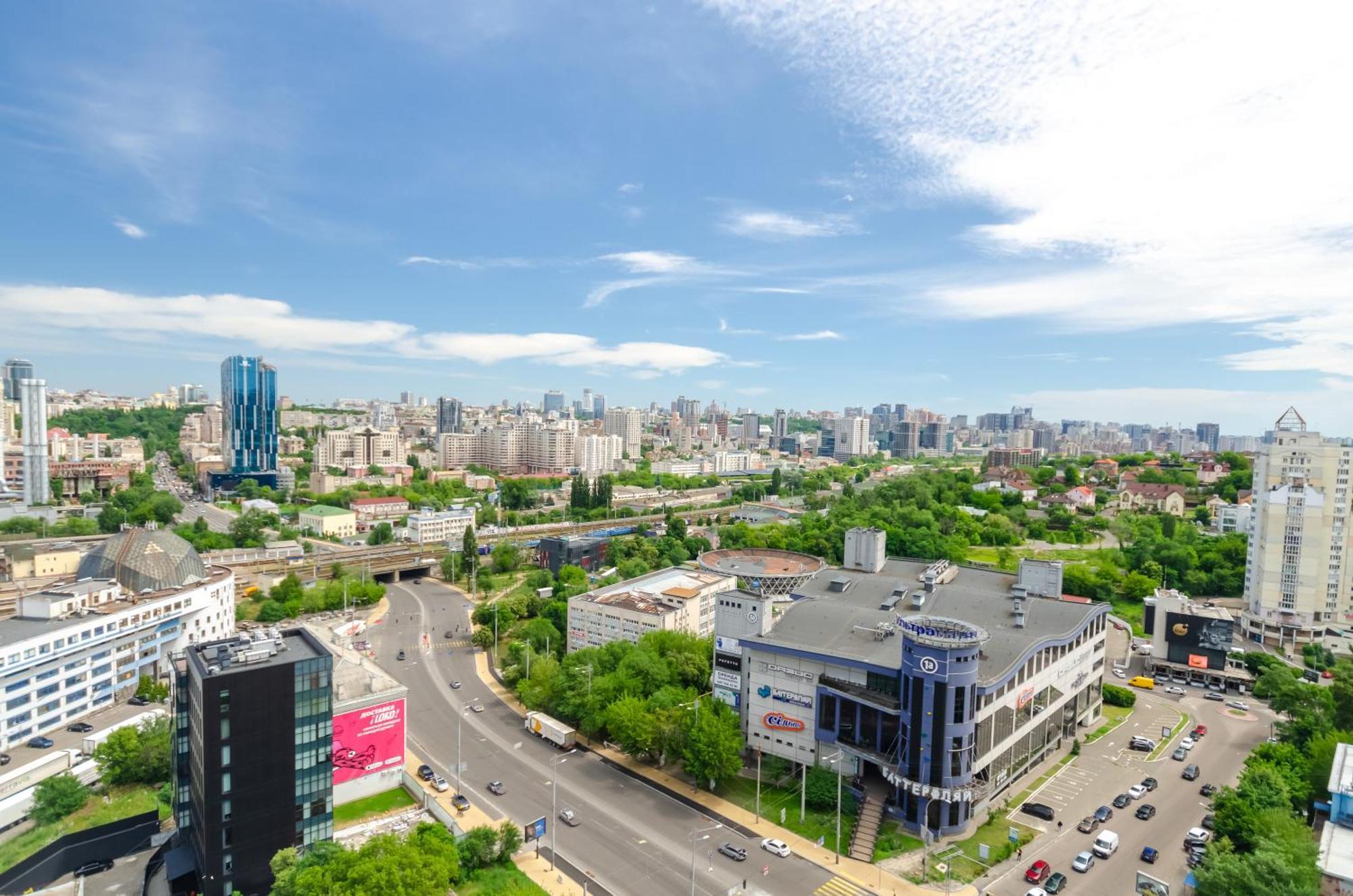 Petrovdom 205-206 Panoramic City View Apartments At Rc Kvartet, Central Railway Station Kiev Luaran gambar