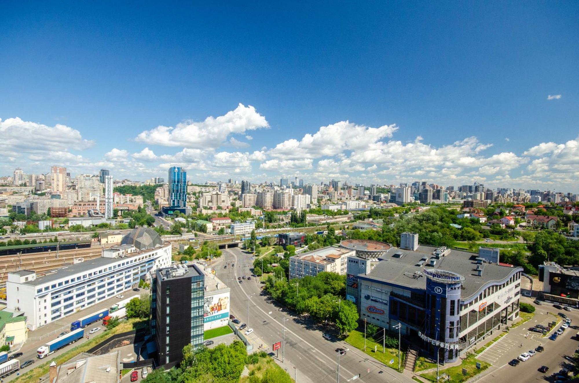 Petrovdom 205-206 Panoramic City View Apartments At Rc Kvartet, Central Railway Station Kiev Luaran gambar