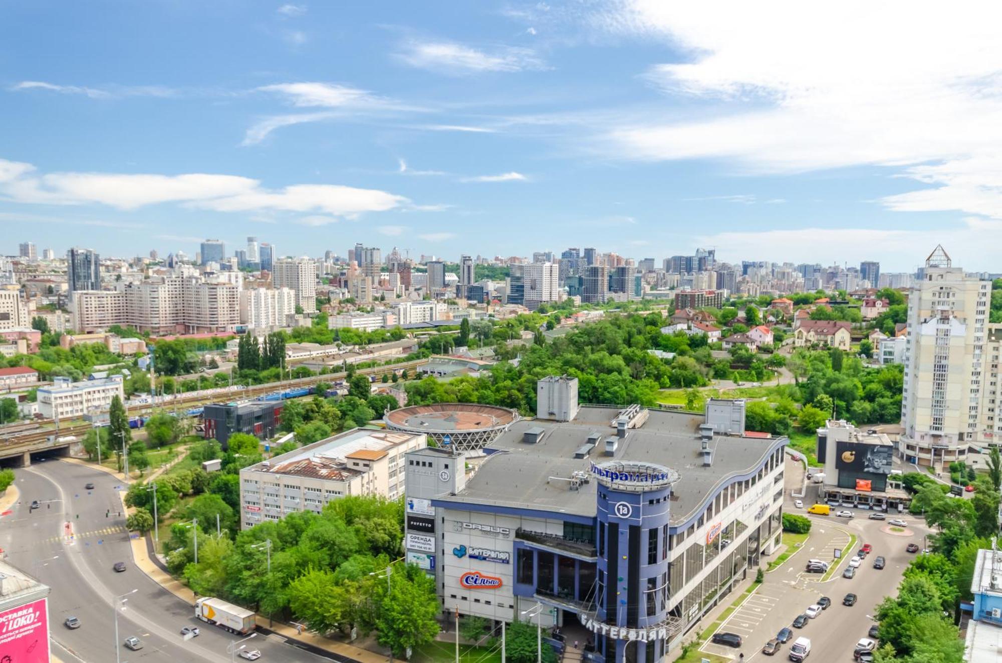 Petrovdom 205-206 Panoramic City View Apartments At Rc Kvartet, Central Railway Station Kiev Luaran gambar